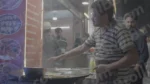 A Man Making Egg Roll - Log, colour and B&W - Image 3