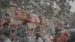 Man Selling Toys in a shop - Log, colour and B&W - Image 3