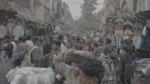 Crowd in a Local Market - Log, colour and B&W - Image 3