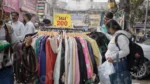 Selling Clothes on Street - Log, colour and B&W