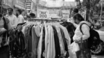 Selling Clothes on Street - Log, colour and B&W - Image 2