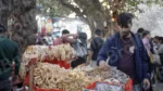 Boy Selling Bangles and Locket - Log, colour and B&W