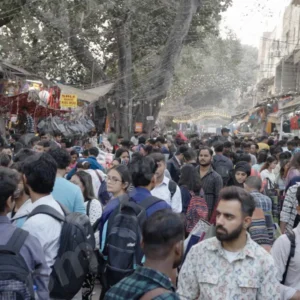 Lajpat Nagar Market - Log, colour and B&W