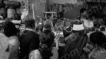 People Buying Handbags in a Market - Log, colour and B&W - Image 2
