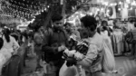 Man Selling Socks - Log, colour and B&W - Image 2