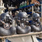 Three Wise Monkeys - Log, colour and B&W