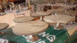 Wooden Cake Stands - Log, colour and B&W
