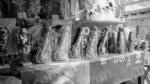 Sculptures in a Shop - Log, colour and B&W - Image 2