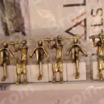 Dhokra Art Brass Figurines - Log, colour and B&W