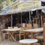 Wooden Table and Chairs - Log, colour and B&W