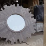 Handcrafted Mirror - Log, colour and B&W