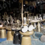 Handcrafted Products in a Market - Log, colour and B&W