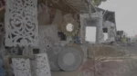Selling Mirror in a Market - Log, colour and B&W - Image 3