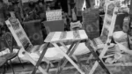 Handicraft Tablet and Chair - Log, colour and B&W - Image 2