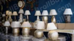 Table Lamps - Log, colour and B&W