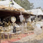 Banjara Market - Log, colour and B&W