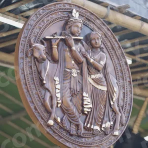 Radha Krishna Board - Log, colour and B&W