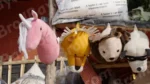 Toys in a Market - Log, colour and B&W