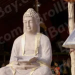 A Statue of Buddha - Log, colour and B&W