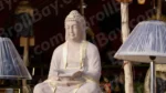 A Statue of Buddha - Log, colour and B&W