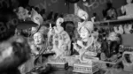 Hindu God Statue in a Shop - Log, colour and B&W - Image 2