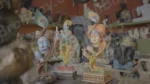 Hindu God Statue in a Shop - Log, colour and B&W - Image 3