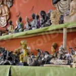 Statues in a Shop - Log, colour and B&W