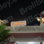 Close Shot of Lucknow Railway Station - Log, colour and B&W