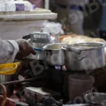 Making Tea - Log, colour and B&W