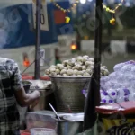 Selling Litti Chokha - Log, colour and B&W