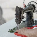 Sewing machine - Log, colour and B&W