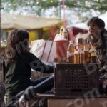 Children Selling Food Oil - Log, colour and B&W