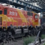 Oil Tanker Train - Log, colour and B&W