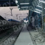 Railway Platform - Log, colour and B&W