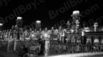 Lucknow Railway station - Log colour and B&W - Image 2