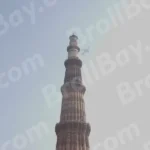 Qutub Minar Heritage Sites - Log, colour and B&W