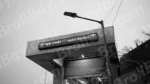 Nehru Enclave Metro Station Gate - Log, colour and B&W - Image 2
