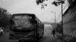 Delhi DTC Bus - Log, colour and B&W - Image 2