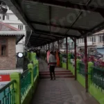 The Walkway Pedestrian Friendly Area in Gangtok - Log, colour and B&W