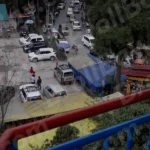 Parking on the Roadside - Log, colour and B&W