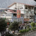 Gangtok Market - Log, colour and B&W