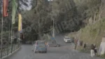 Vehicles Passing on Hill Road Gangtok - Log, colour and B&W - Image 3
