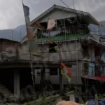 A Guest House in a Mountainous region - Log, colour and B&W