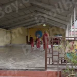 Monks are Walking in Monastery - Log, colour and B&W