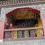 A Monk in a Monastery - Log, colour and B&W