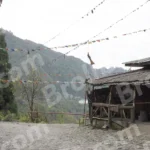 Old Bamboo House in Mountain - Log, colour and B&W