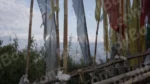 Prayer Flags in Gangtok - Log, colour and B&W