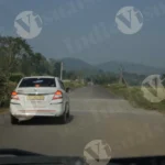 Front View of a Road - Log, colour and B&W