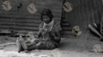 A Tribal Woman Weaving - Log, colour and B&W - Image 2