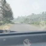 Front View of Runing Car - Log, colour And B&W